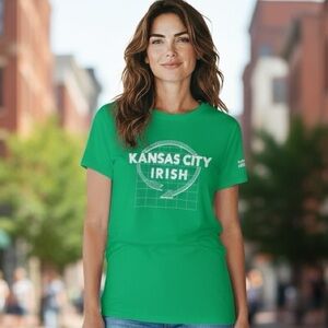 Gildan Kansas City Irish Fest Unisex Tee Shirt Size Medium